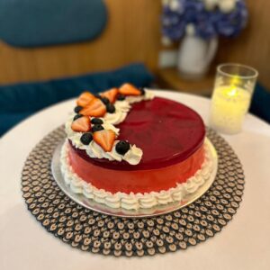 Torta Helada de Fresas